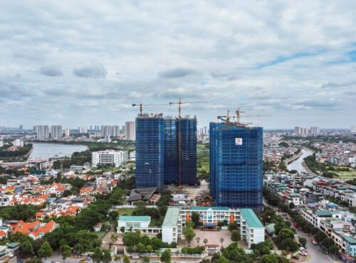 tiến độ dự án HaNoi Melody Linh đàm